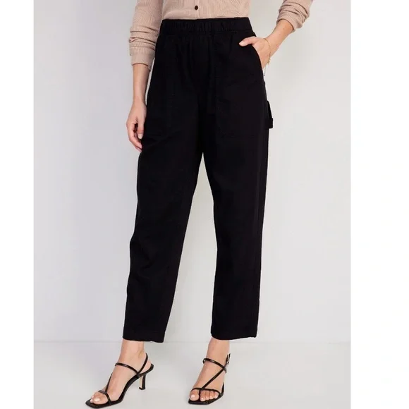 🖤 Old Navy Pulla Utility Women’s Black Pants - Size M - Picture 5 of 5